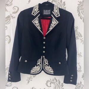 Vintage Hairston Roberson Western Jacket
Embroidered Wool Womens Sz 6